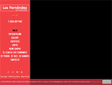 Tablet Screenshot of lasfernandez.com